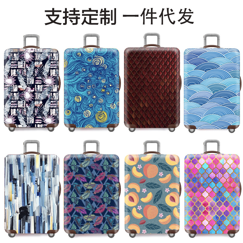 Багажник защитный кожух род коробки набор путешествие пыленепроницаемый эластичность накладка Сумка 20/24/28 дюймов/30 дюйм утолщённый пригодный для носки