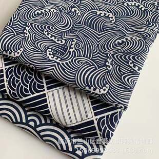 [[[[[[[[[[[[[[[[ прямая поставка с завода 】 DIY ручной работы зефир Волна мешковина печать мешки ткани скатерть декоративный Использовать